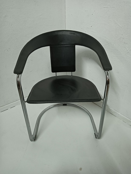 Image 1 of Ledersessel, Canasta von Arrben, 1970er Jahre