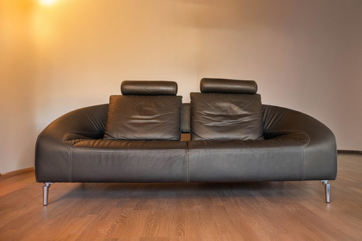 Sofa und 2 Drehstühle