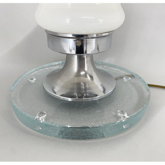 Image 1 of Italienische Tischlampe aus Muranoglas von Carlo Nason für Mazzega, 1970er Jahre