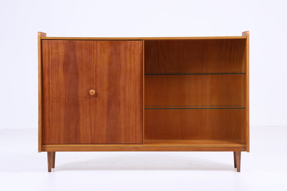 Image 1 of Vintage Highboard 60er Jahre | Mid Century Glas Vitrine Sideboard Wohnzimmerschrank Schrank Retro 70er