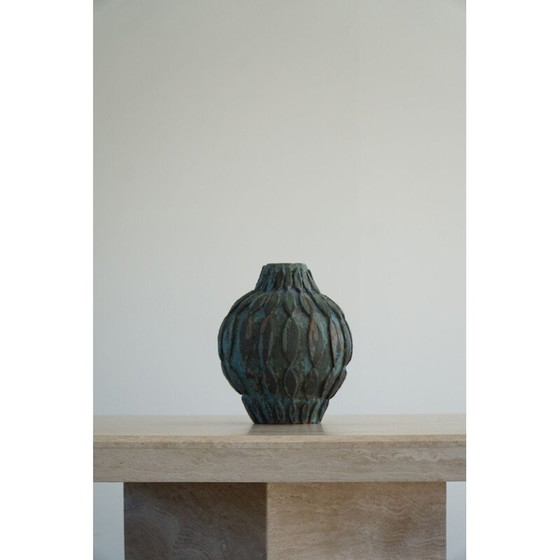 Image 1 of Skandinavischer quadratischer Esstisch aus weißem Marmor, 1980er Jahre