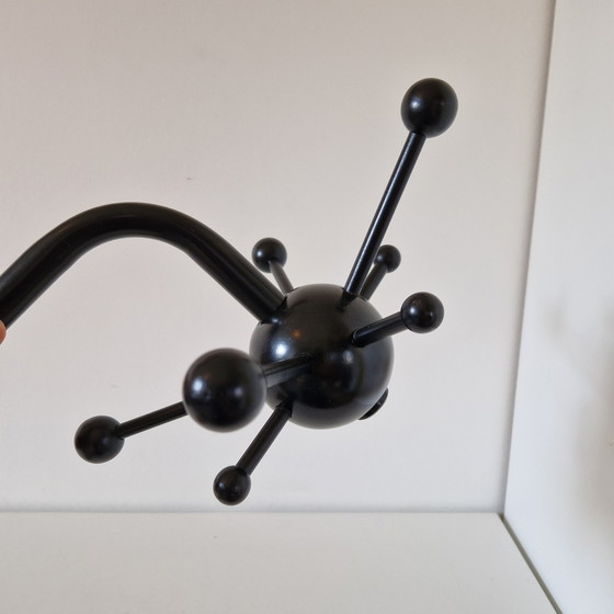 Image 1 of Osvaldo Borsani Vintage Ikea Sputnik Kleiderständer Schwarz