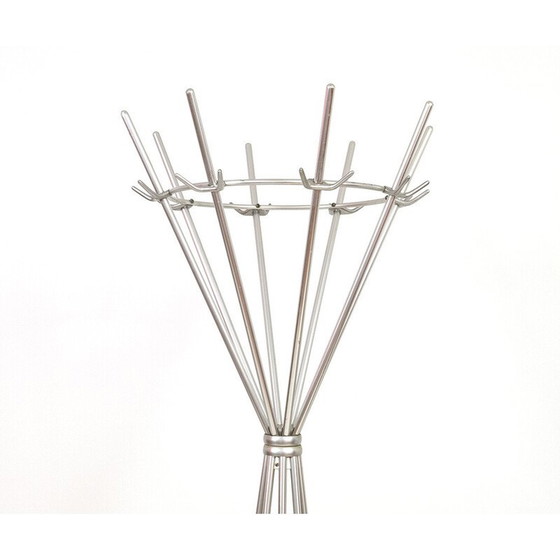 Image 1 of IItalienischer Vintage-Garderobenständer aus Aluminium