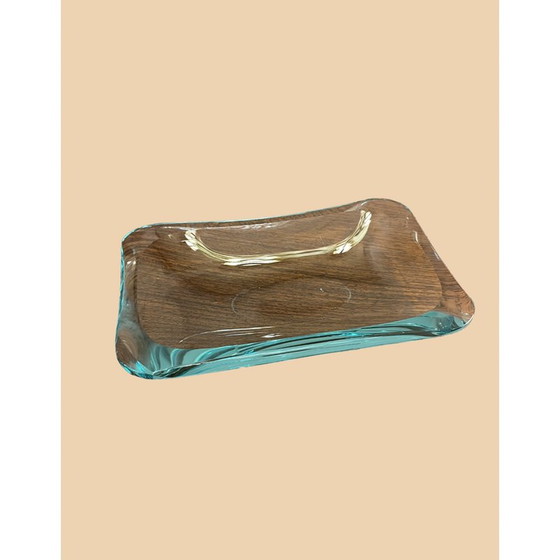 Image 1 of Rechteckige Glastasche für Fontana Arte, 1960