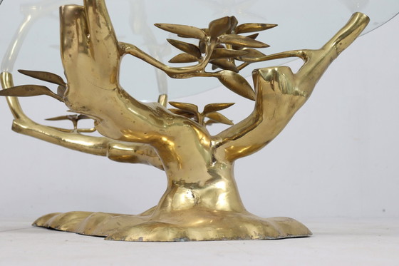 Image 1 of Hollywood Regency Bonsai Coffee Table/Couchtisch Von Willy Daro, Belgien, 1970Er Jahre