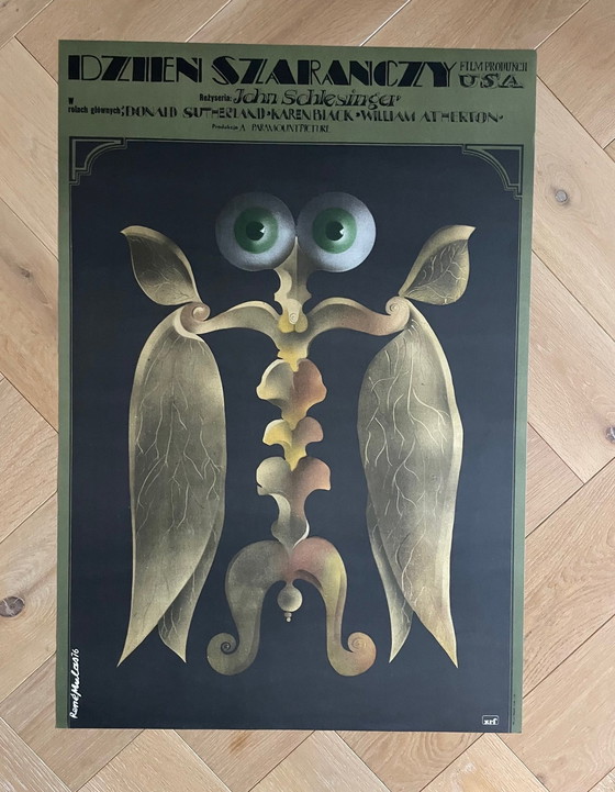 Image 1 of Rene Mulas, Der Tag der Heuschrecke, 1976, Orginalplakat: Donald Sutherland, Karen Black, Burgess Meredith