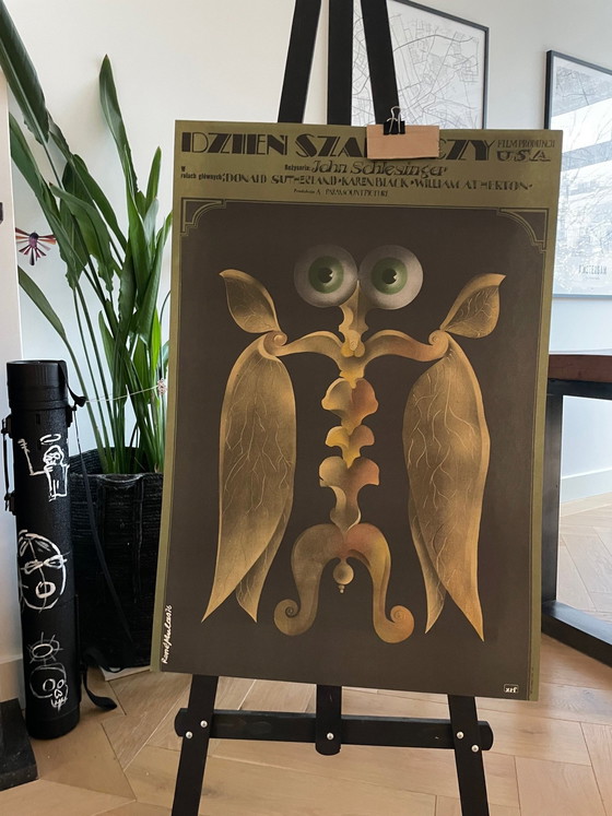 Image 1 of Rene Mulas, Der Tag der Heuschrecke, 1976, Orginalplakat: Donald Sutherland, Karen Black, Burgess Meredith