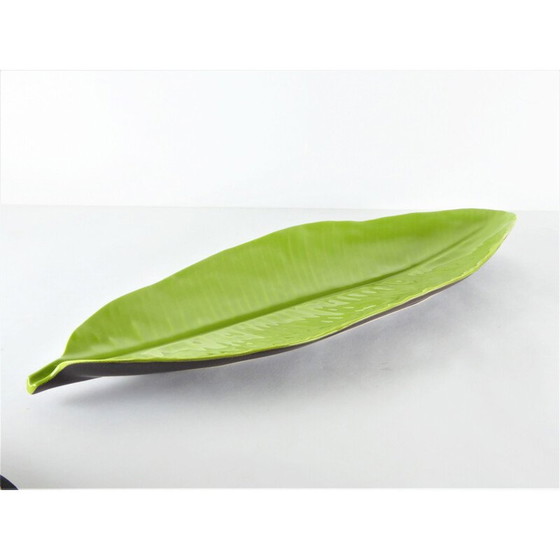 Image 1 of Grüne Keramikschale K.G von Lunéville, Frankreich 1960