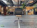 4x Vitra Leder Schwarz (EA108)