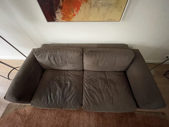 Image 1 of Leolux Coppara 2,5-sitziges Sofa mit Leolux-Fußhocker Piatra