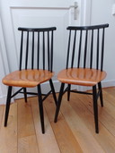 2x Fanett-Stühle, Modell 65T
