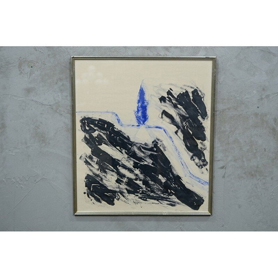 Image 1 of Abstrakter Holzschnitt in Farbe von Torsten Andersson