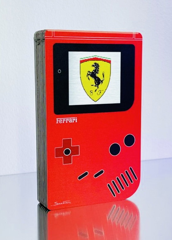Image 1 of Suketchi: Ferrari, Game Boy Neuauflage. In Platte signiert. Mit Coa.