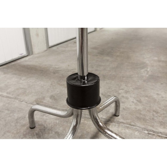 Image 1 of Vintage Papageien-Garderobe aus verchromtem Metall, 1960