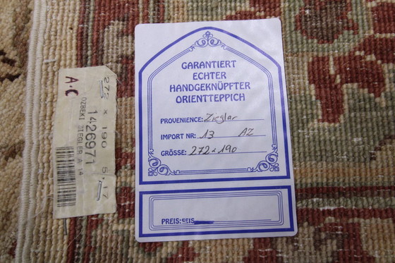 Image 1 of Original Handgeknüpfter Teppich Ziegler 272 X 190 Cm Top Zustand 