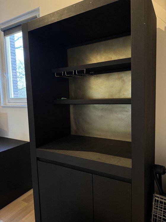 Image 1 of Luxuriöser hölzerner Getränkeschrank mit Kühlschrank