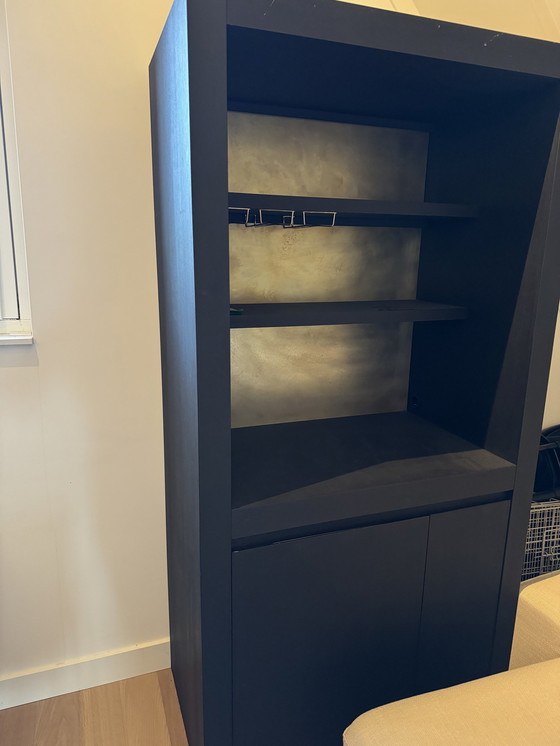 Image 1 of Luxuriöser hölzerner Getränkeschrank mit Kühlschrank