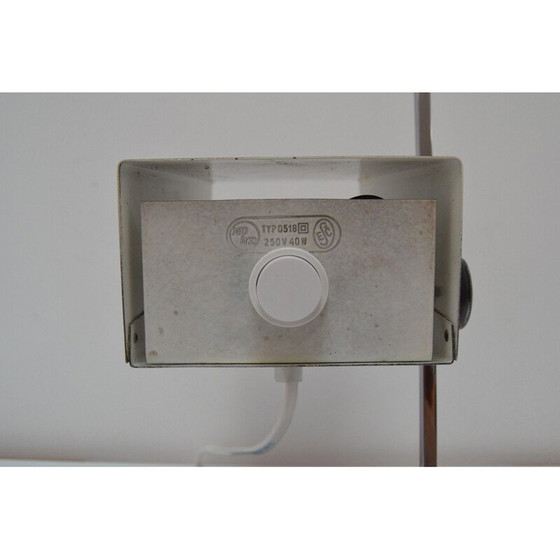 Image 1 of Verstellbare Tischlampe aus lackiertem Metall von Josef Hurka für Napako, Tschechoslowakei 1960