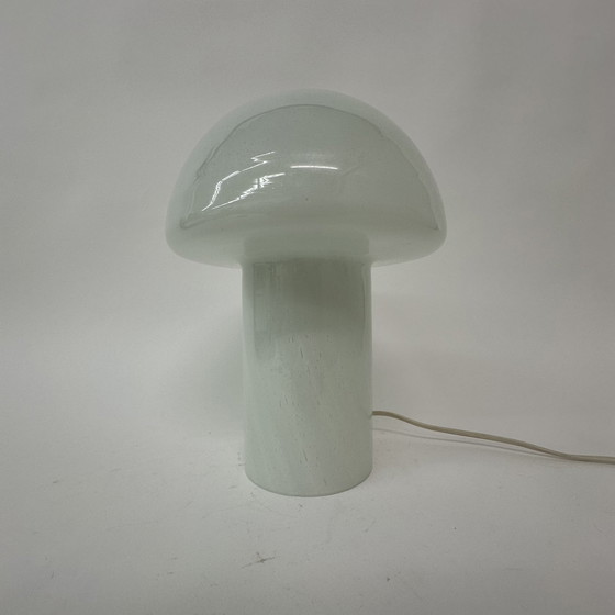 Image 1 of Tischlampe Pilz 1970er Jahre Milchglas