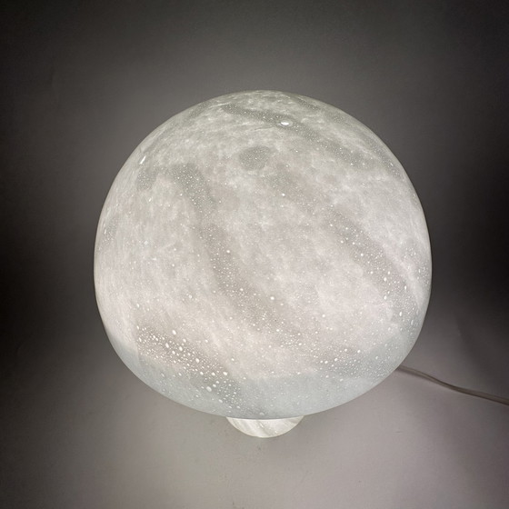 Image 1 of Tischlampe Pilz 1970er Jahre Milchglas