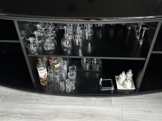 Image 1 of Sideboard Schwarz mit Schiebetüren