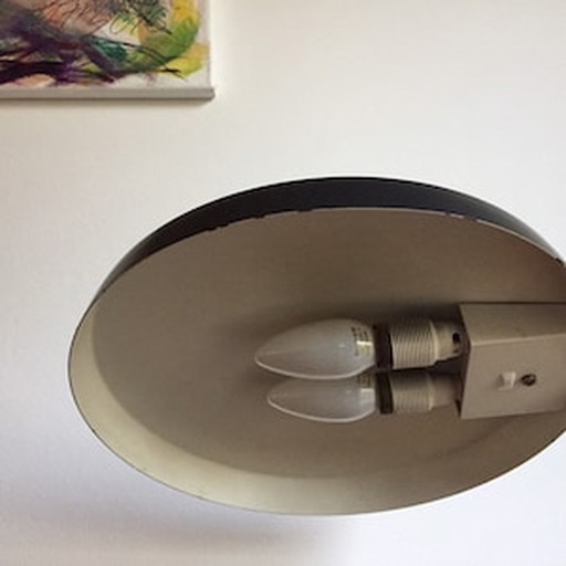 50er 60er Jahre Vintage Tischlampe von Hillebrand Oslo