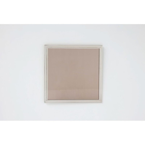 Image 1 of Vintage Hollywood Regency quadratischer Fotorahmen mit Chromrahmen von Romeo Rega, 1940