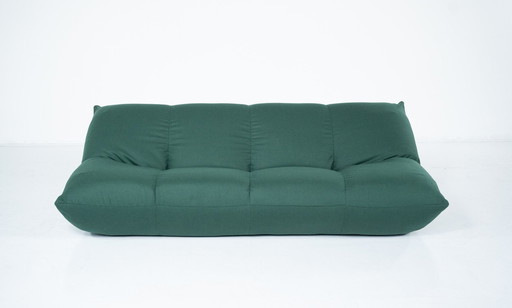 Mid Century Modern Grünes Papillon Sofa von Giovannetti, Italien, 1970er Jahre