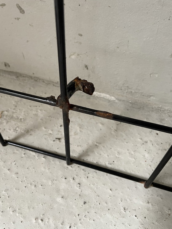 Image 1 of Vintage-Garderobe Design Karl Fichtel aus beschichtetem Stahldraht.