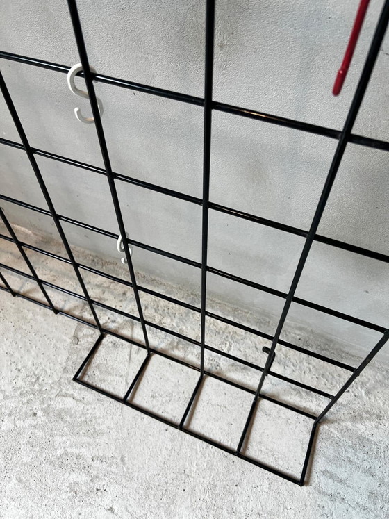 Image 1 of Vintage-Garderobe Design Karl Fichtel aus beschichtetem Stahldraht.