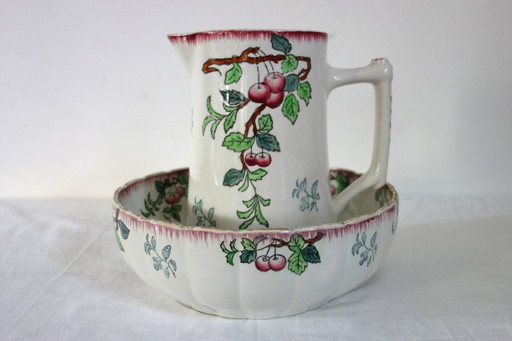 Vintage Toilettenartikel Longwy Montmorency Anfang des 20. Jahrhunderts