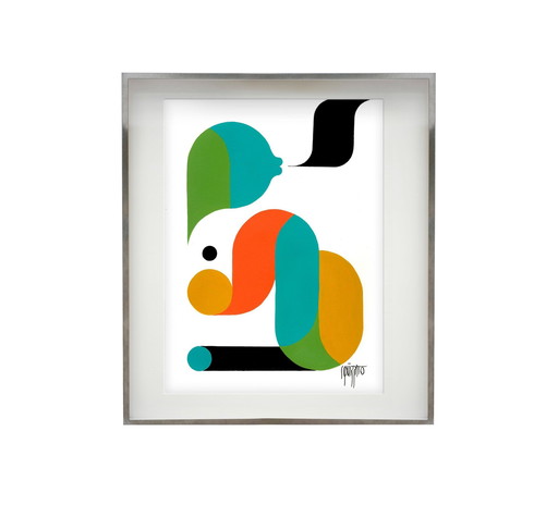 Gemälde - Nur eine Idee - Antony Squizzato - Zeitgenössische Kunst - Neuer Konstruktivismus - 2003