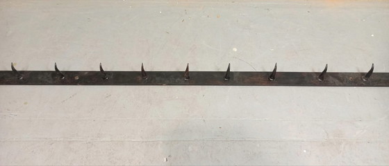 Image 1 of Antieke ijzeren Frans butcher kapstok