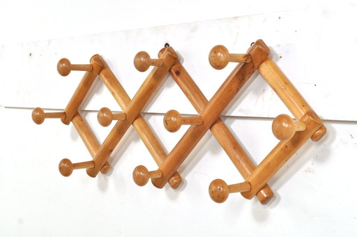 Vintage Buche Harmonika Wandgarderobe 1960s