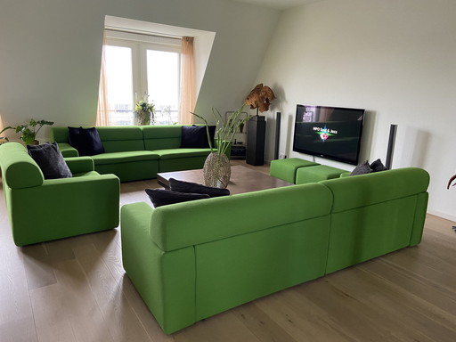 4x Gelderland Sofa und zwei Hocker