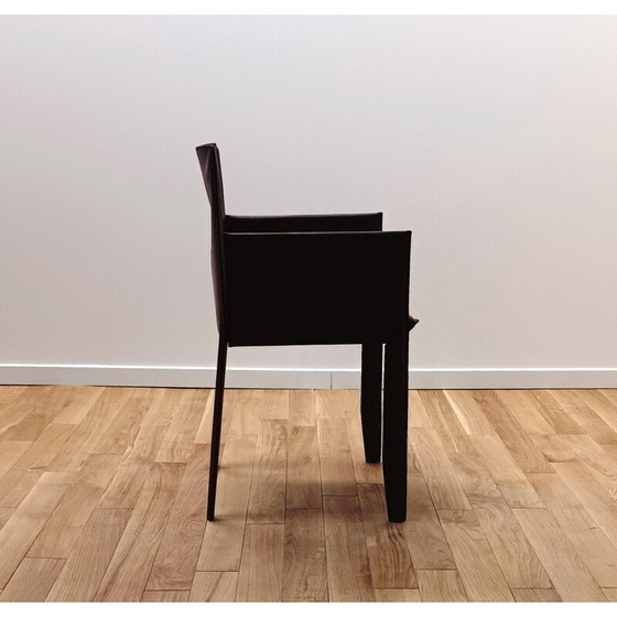 Image 1 of Vintage-Stuhl Margot aus dickem Leder von Cattelan Italia