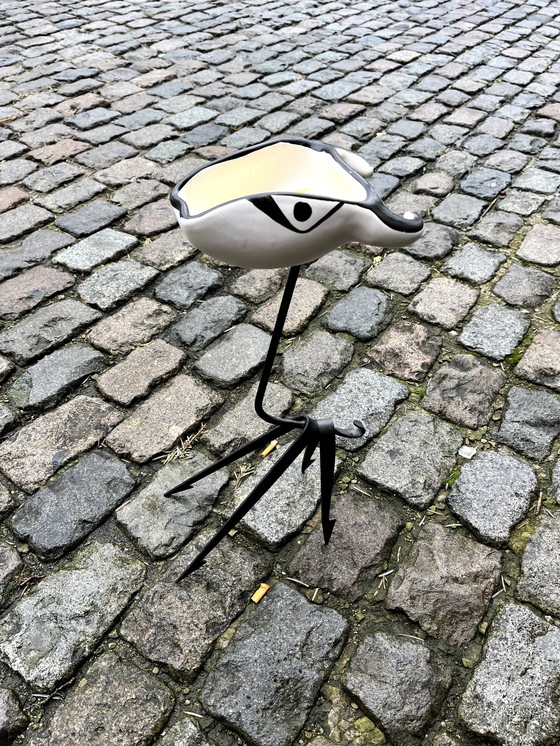 Image 1 of Vide Poche Tête De Chèvre (Ziegenkopf) Von Roger Capron, Frankreich, 1960'S