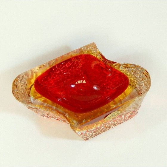 Image 1 of Vintage Murano Glass Dishes von Luigi Mandruzzato, 1960