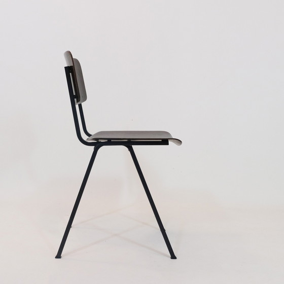 Image 1 of Set von 3 vintage F6 chairs by Eromes, Nederlands 1960s