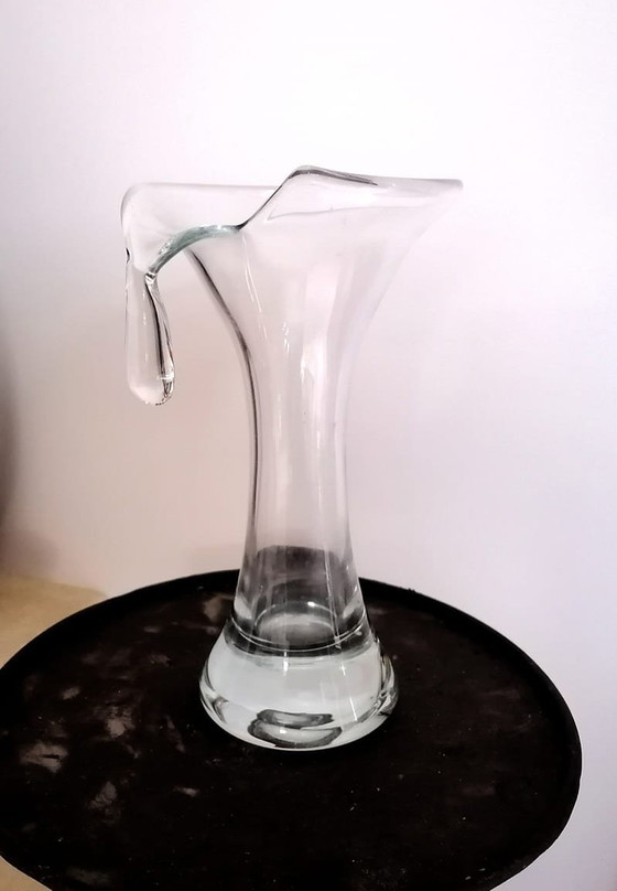 Image 1 of Design Glas Vase Wassertropfen