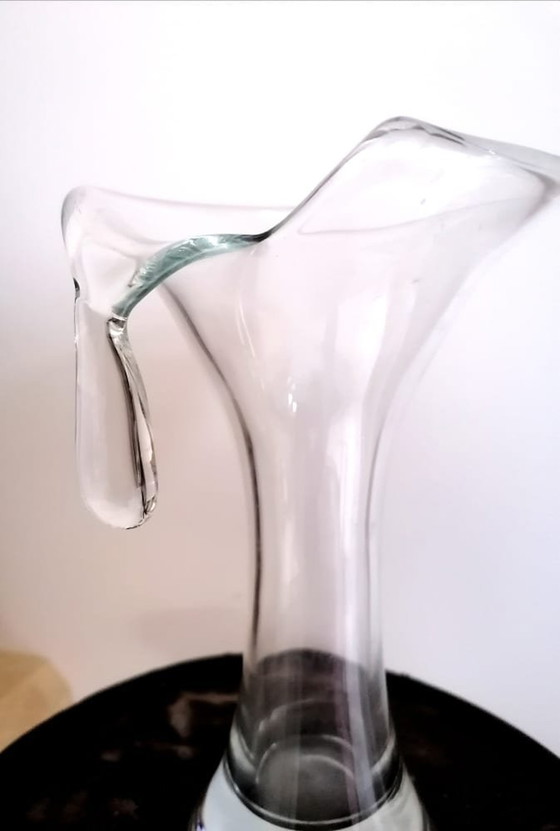 Image 1 of Design Glas Vase Wassertropfen