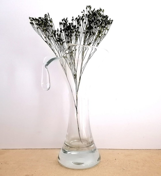 Image 1 of Design Glas Vase Wassertropfen