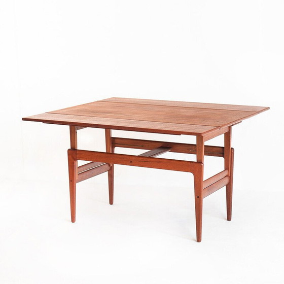 Image 1 of Vintage Teakholz "Elevator" Tisch von Kai Kristiansen für V.M.Mobler, Dänemark 1960