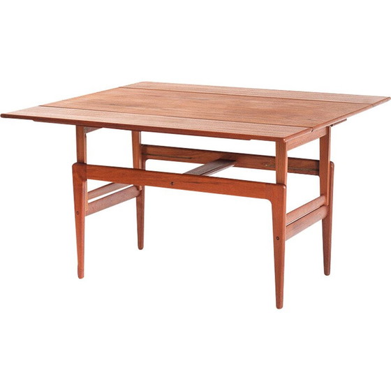 Image 1 of Vintage Teakholz "Elevator" Tisch von Kai Kristiansen für V.M.Mobler, Dänemark 1960