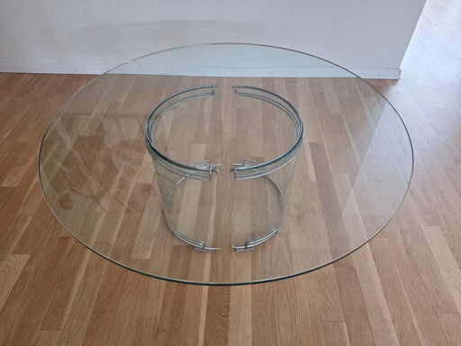 Gallotti & Radice Glas Couchtisch von Pierangelo Gallotti