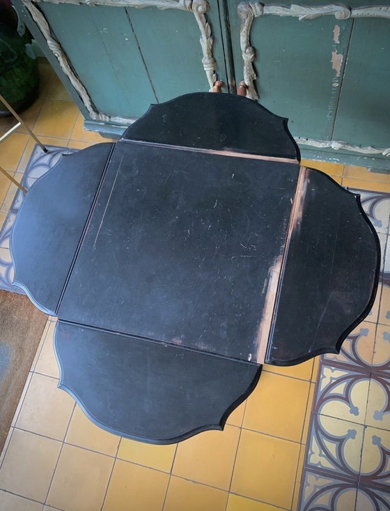 Image 1 of Antiker Biedemeier Klapptisch Beistelltisch um 1860