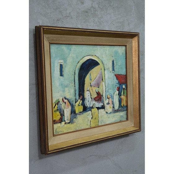 Image 1 of Vintage-Ölgemälde auf moderner Leinwand von Harry Olsson, 1950