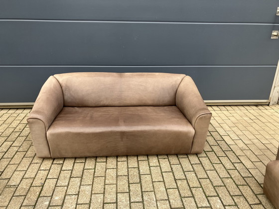 Image 1 of De Sede Ds47 2X 3Sitz Büffelleder 5Mm Hals Cognac Top Zustand!