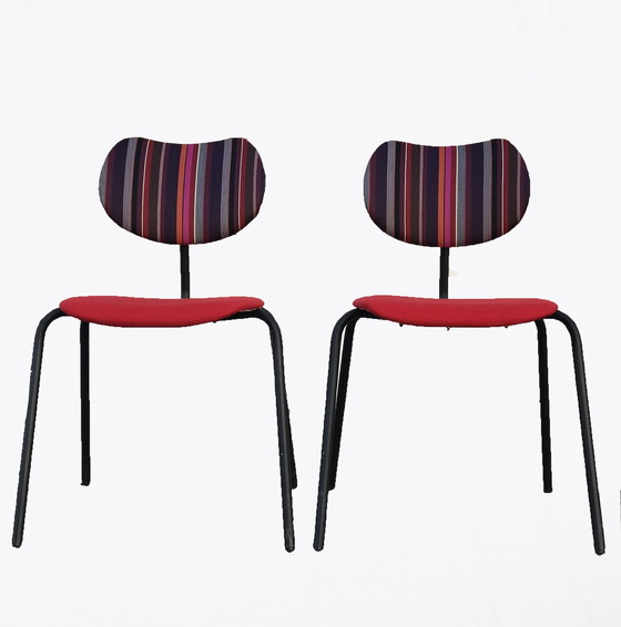 Image 1 of Thonet Konferenzstühle aus den 1950er Jahren, Satz von zwei.