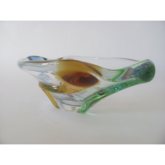 Image 1 of Vintage-Glasschale aus der Kollektion Rhapsody von P. Zemek für Mstisov, Tschechoslowakei 1960